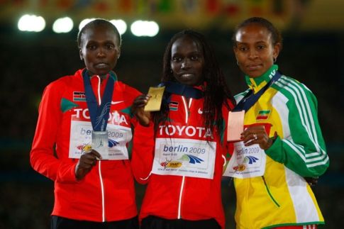 Meseret Defar, Berlin 12th iaaf, 3rd in 5000 m (G)