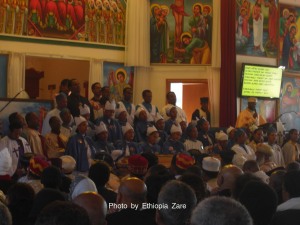 የብጹዕ ወቅዱስ አቡነ ዜና ማርቆስ ጊዜያዊ የቀብር ሥነሥርዓት