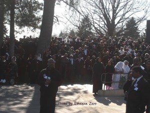 የብጹዕ ወቅዱስ አቡነ ዜና ማርቆስ ጊዜያዊ የቀብር ሥነሥርዓት