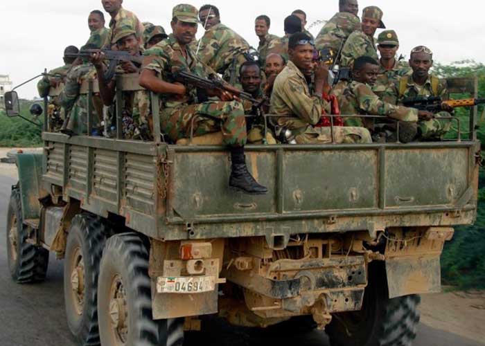 Ethiopian soldiers