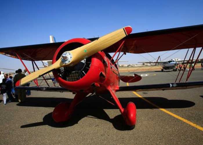 The vintage planes had taken off from Sudan for the three-hour flight into Ethiopia