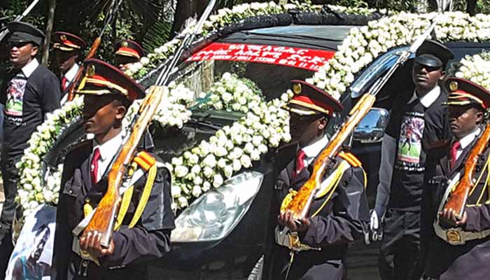 የጀግናው ሻምበል ምሩፅ ይፍጠር ሥርዓተ ቀብር | Mirust Yifter funeral Mirust Yifter funeral