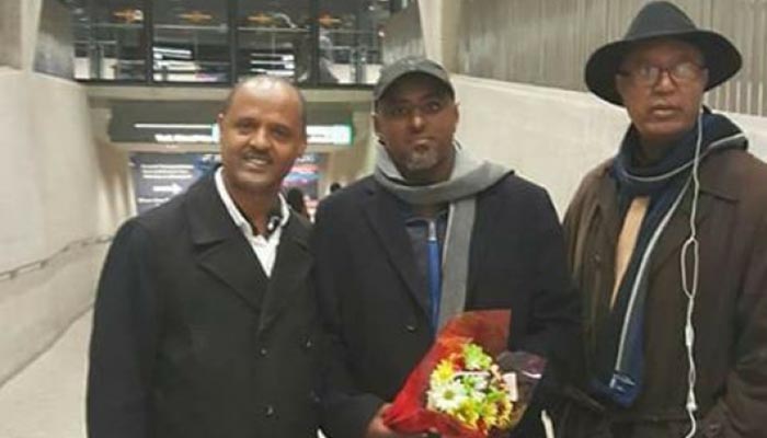 Habtamu Ayalew arrived in USA