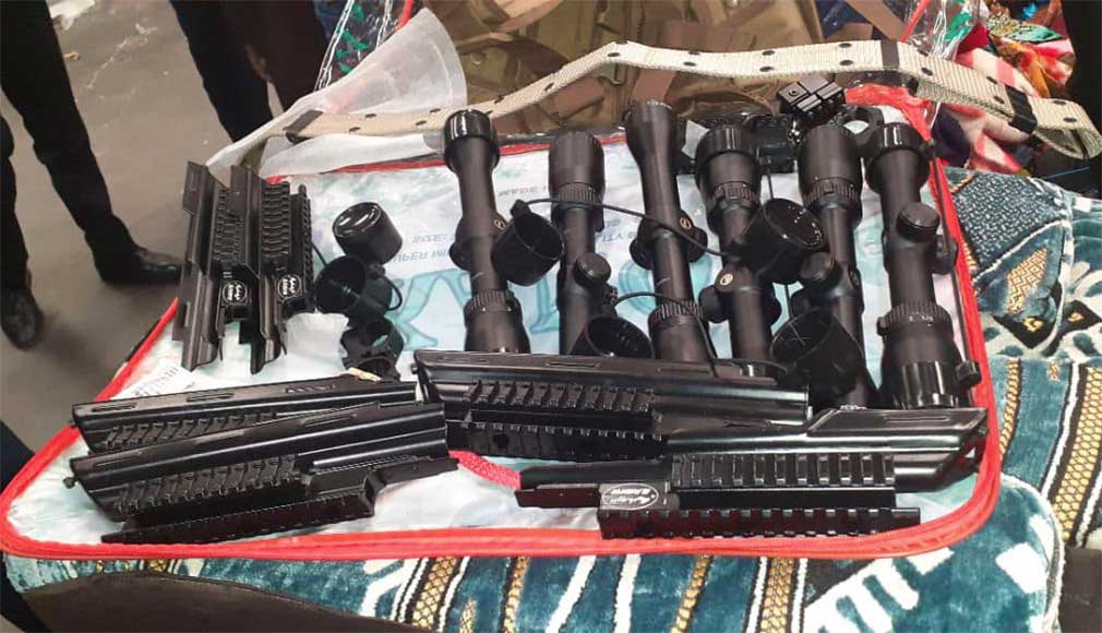 Sniper accessories caught at bole airport (November 05, 2019)