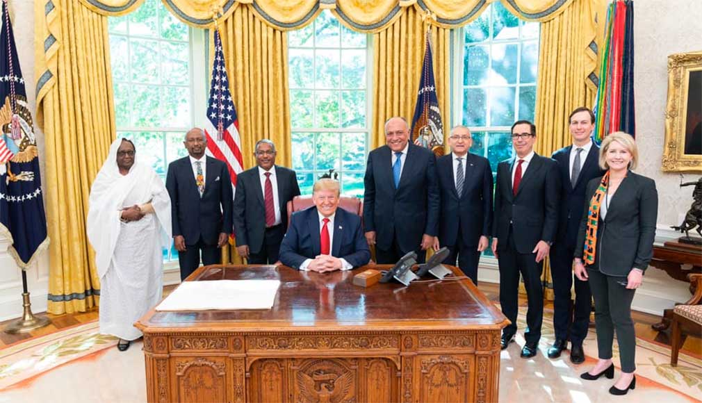 Gedu Andargachew with Trump