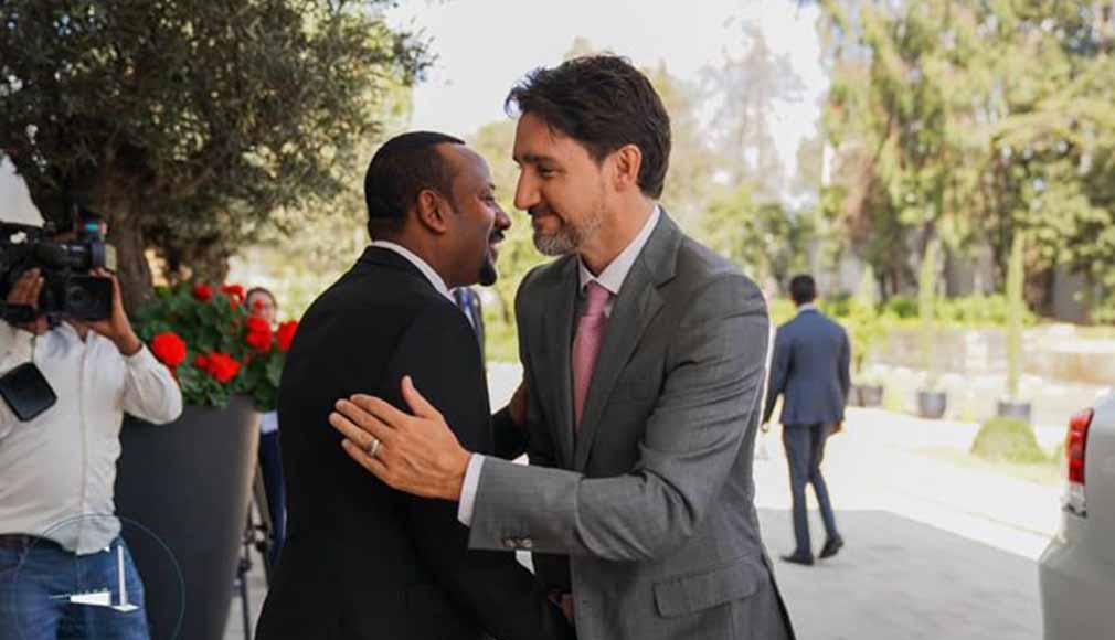 PM Dr. Abiy Ahmed and Canadian PM Justin Trudeau