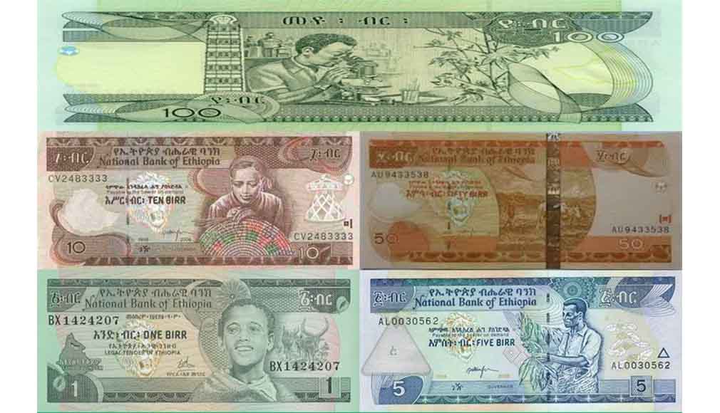 Ethiopian Birr notes